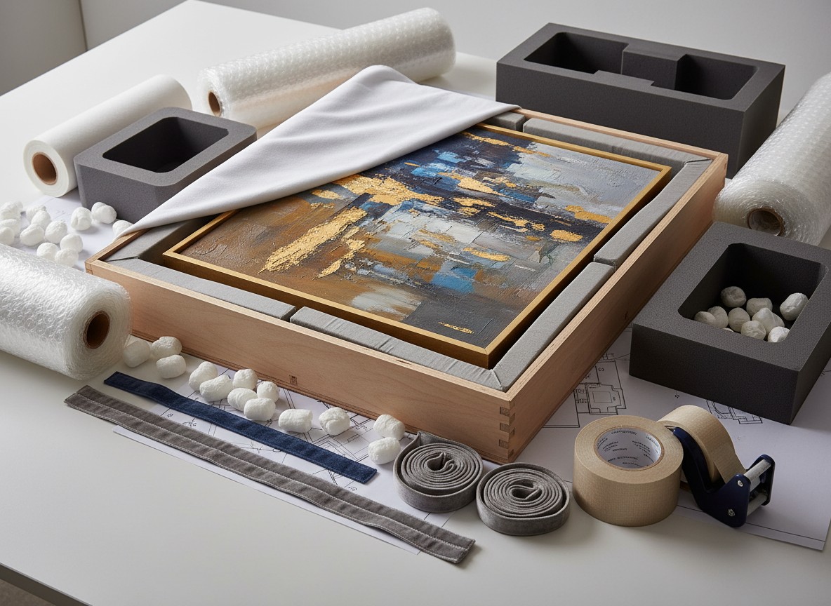 配送中の破損を防ぐ！プロ実践の「高額作品」向け安全・美しい梱包資材と方法
