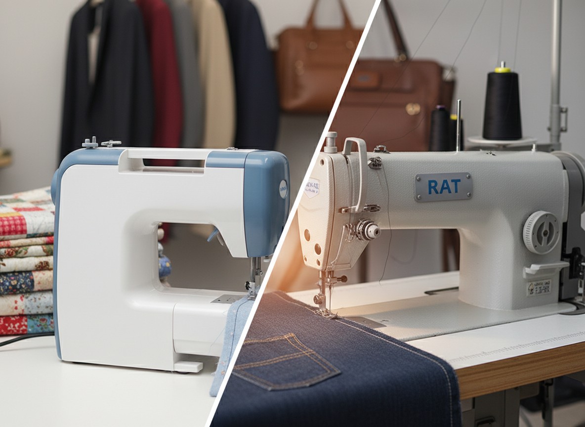 縫製品質が向上！家庭用と職業用ミシンの決定的な違いとステップアップのメリット