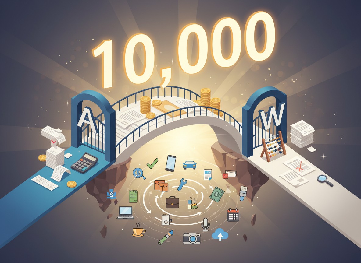 確定申告の壁を越える！売上〇万円基準と経費で認められる15の例（青色・白色比較）