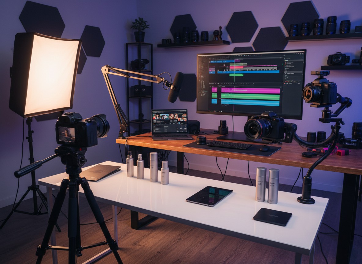 ライブ販売・商品紹介動画で売上を伸ばす！プロが使う撮影機材と編集アプリ